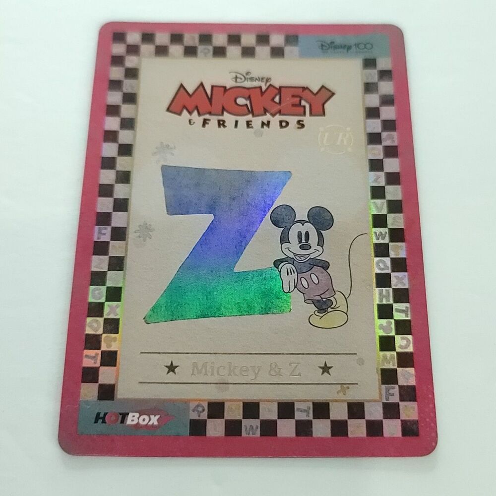 Disney 100 Hotbox Mickey & Friends Cheerful Times Mickey UR HDM-ZM-51 Alphabet Z